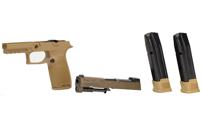Sig Sauer Caliber X-Change Kit |  9MM |  P320-M18 |  Coyote Finish |  (1)-17 Round & (2)-21 Round Magazines |  3.9" Configuration