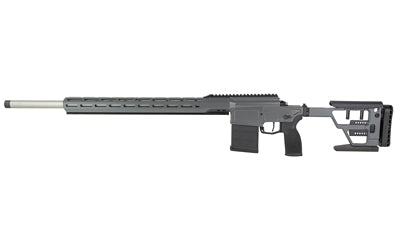 Sig Sauer Cross PRS |  Bolt Action |  308 Winchester |  24" Stainless Heavy Contour 5R Barrel |  2 Piece Free Floating Handguard With Steel Arca Rail |  Steel Frame Folding Stock |  Forward Angle PRS Style Grip |  Cerakote Elite Concrete Finish |  10 Roun