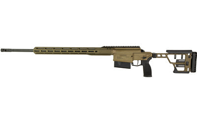 Sig Sauer CROSS MAGNUM SAWTOOTH |  Bolt Action Rifle |  300 Winchester Magnum |  24" Stainless Steel Barrel |  Anodized Finish |  Coyote |  Free Floating M-LOK Handguard |  Folding Adjustable Precision Stock |  6 Rounds |  1 Magazine