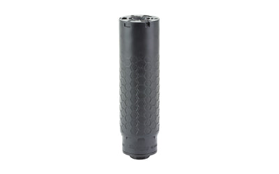 Sig Sauer Hexium |  5.56 NATO |  6.2" Length |  1.75" Diameter |  Titanium Construction |  Cerakote Finish |  Black |  1/2X28 Direct Thread Mount |  11oz