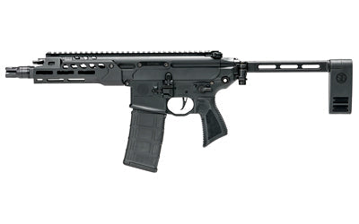 Sig Sauer MCX Rattler LT |  Semi-automatic |  AR Pistol |  5.56 NATO |  7.75" Threaded Barrel |  Anodized Finish |  Black |  Pistol Brace |  30 Rounds |  1 Magazine