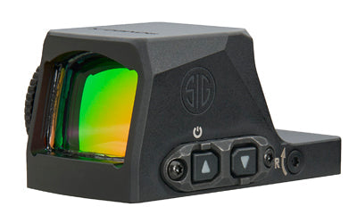 Sig Sauer ROMEO-X |  Green Dot Sight |  24mm Objective |  32 MOA Circle and 2 MOA Green Dot |  Matte Finish |  Black |  PRO/DPP Footprint |  Enclosed Emitter