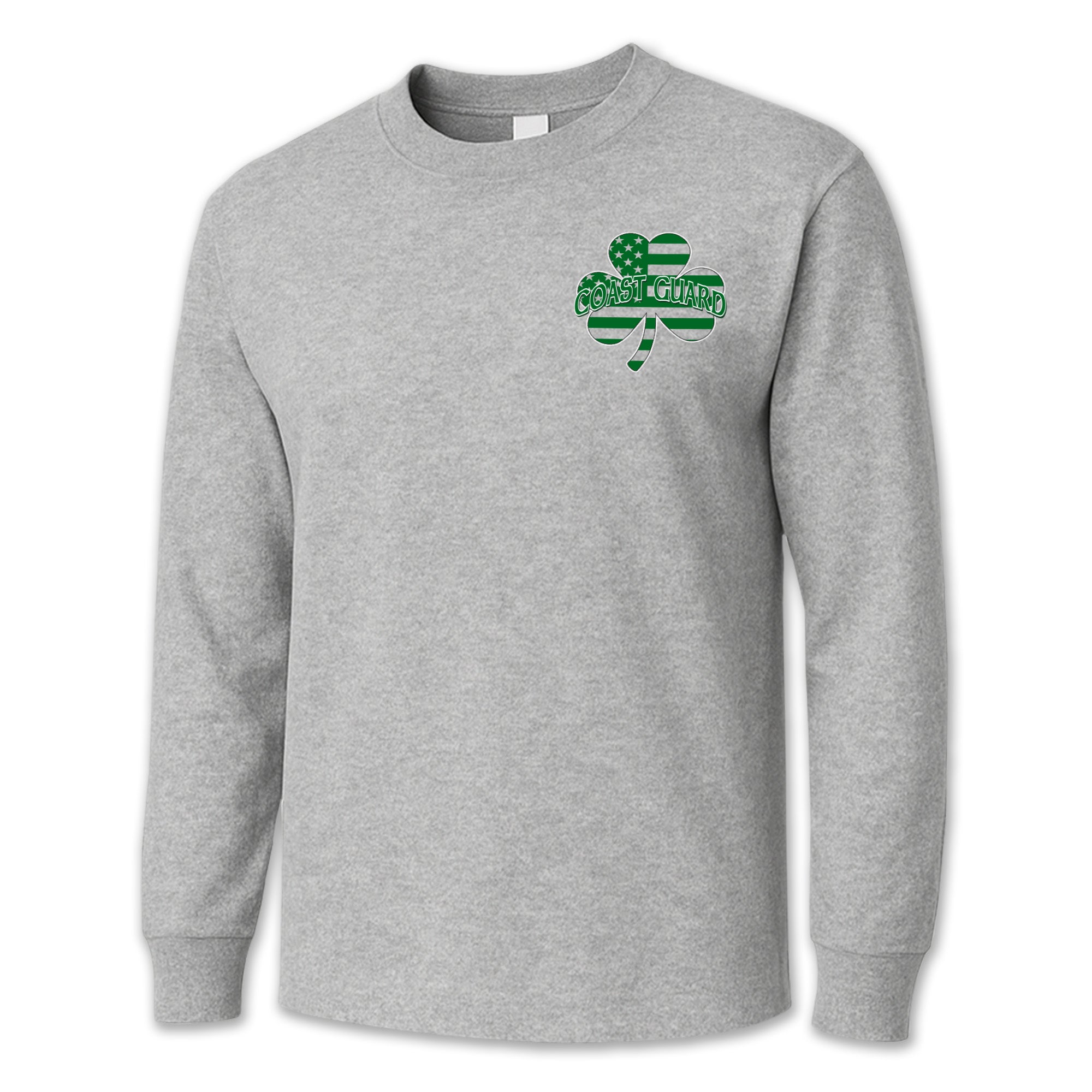 Coast Guard Shamrock Long Sleeve T-Shirt