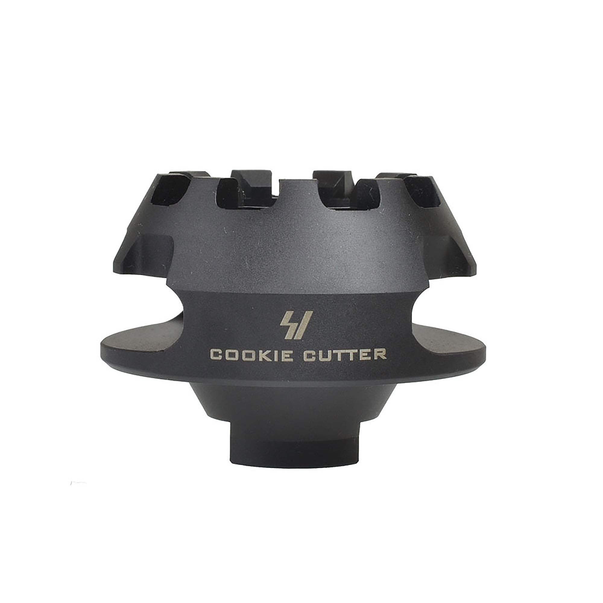 Cookie Cutter Muzzle Brake - Single Chamber Design to Eliminate Recoil Force - For AR/ AK pistols