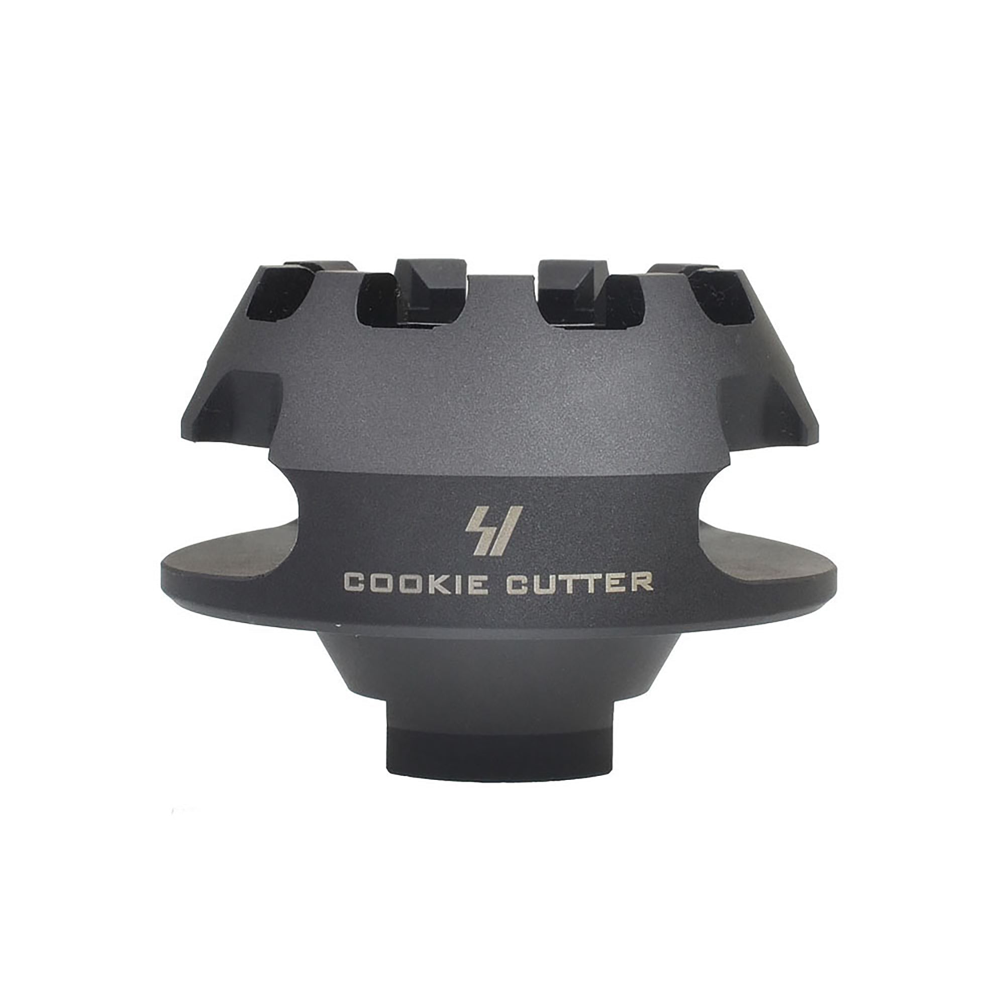 Cookie Cutter Muzzle Brake - Single Chamber Design to Eliminate Recoil Force - For AR/ AK pistols