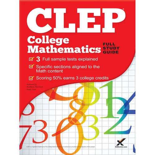 CLEP College Mathematics 2017 - Paperback