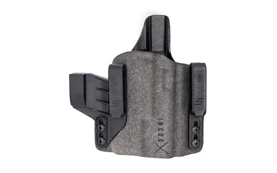 Safariland INCOG-X |  Joint Collaboration with Haley Strategic |  Inside the Waistband Holster |  Fits Staccato CS/C with Light and Red Dot |  Boltaron Construction |  Suede Finish |  Gray |  Right Hand