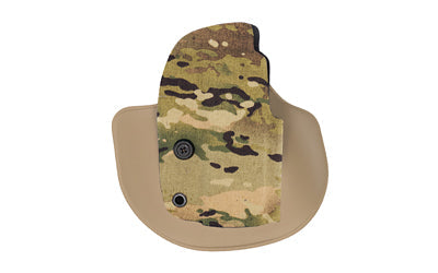 Safariland Gravity |  Outside Waistband Holster |  Paddle Attachment |  Cordura Finish |  MultiCam |  Fits GLOCK 17/19 |  Laminate Construction |  Right Hand