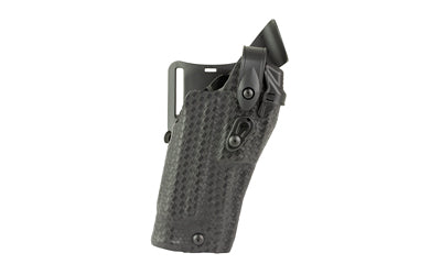 Safariland 6360RDS Tactical Holster |  STX Basketweave Finish |  Black |  Fits S&W M&P 9 Core with Red Dot and X300 |  Laminate Construction |  Right Hand
