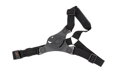 Safariland Chest Rig |  Right Hand |  Black |  Multi Fit |  Compatible with 3 Hole Pattern Holsters and Accessories |  Nylon
