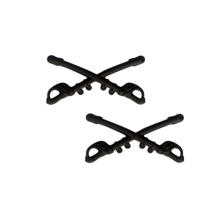 Army Officer Branch Black Metal