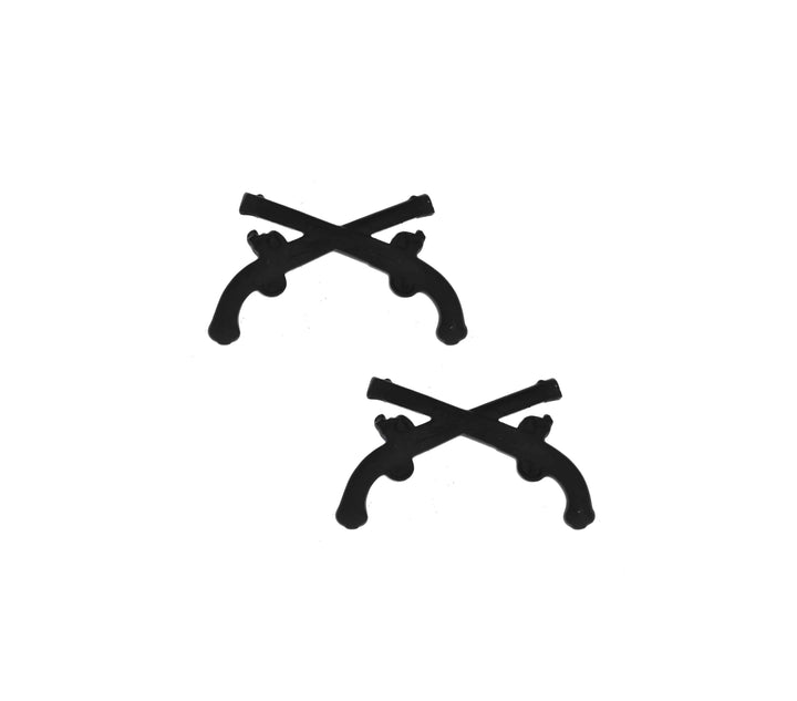 Army Officer Branch Black Metal