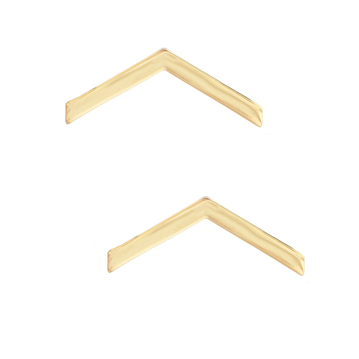 ROTC Gold Pin-On Rank