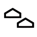 ROTC PFC STA-BRITE® (Black) Rank Pin-on (pair)
