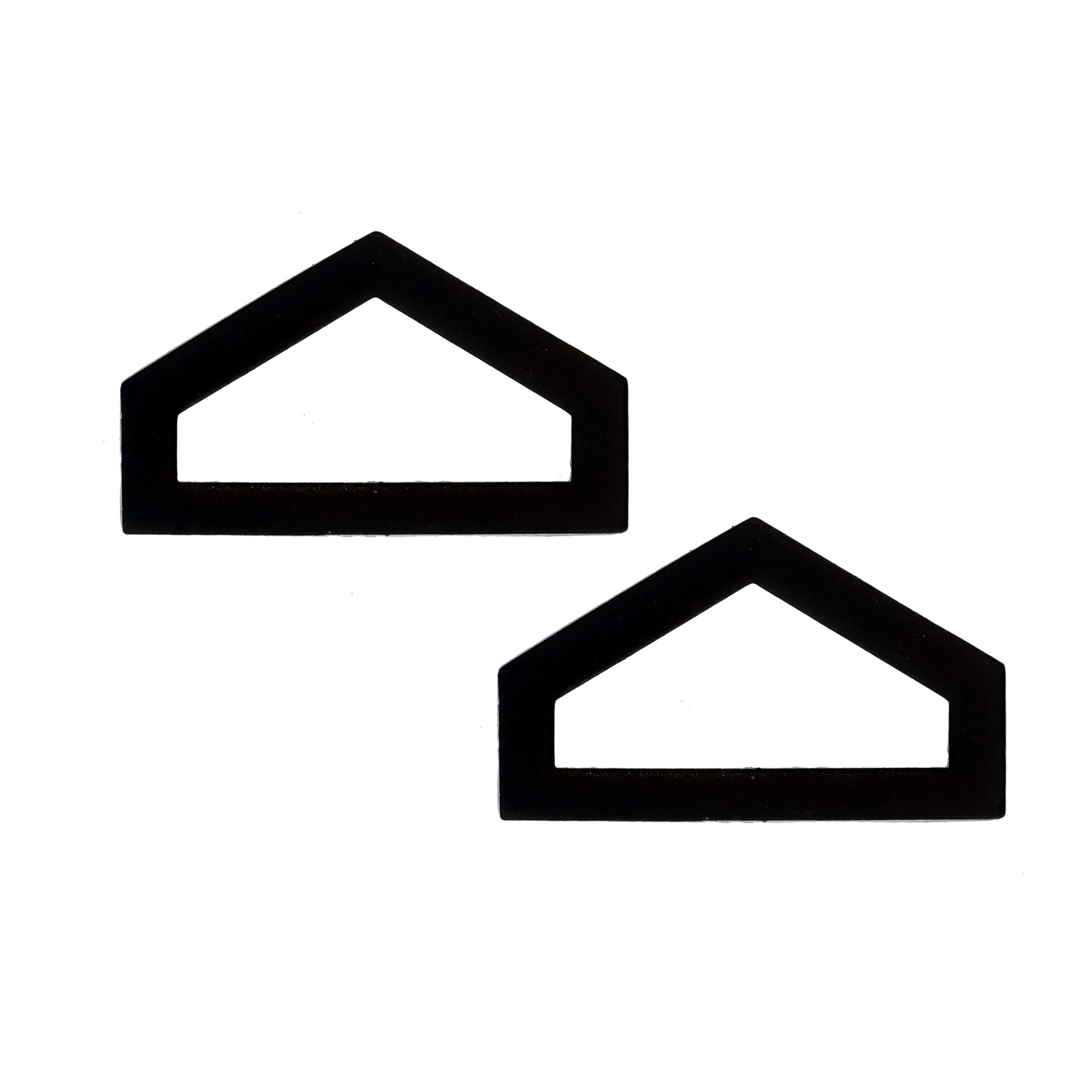 ROTC PFC STA-BRITE® (Black) Rank Pin-on (pair)