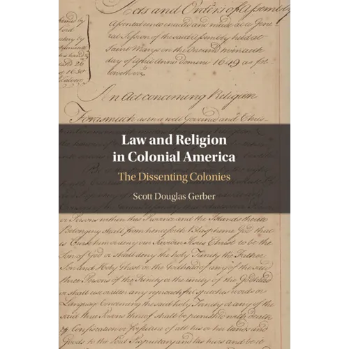 Law and Religion in Colonial America