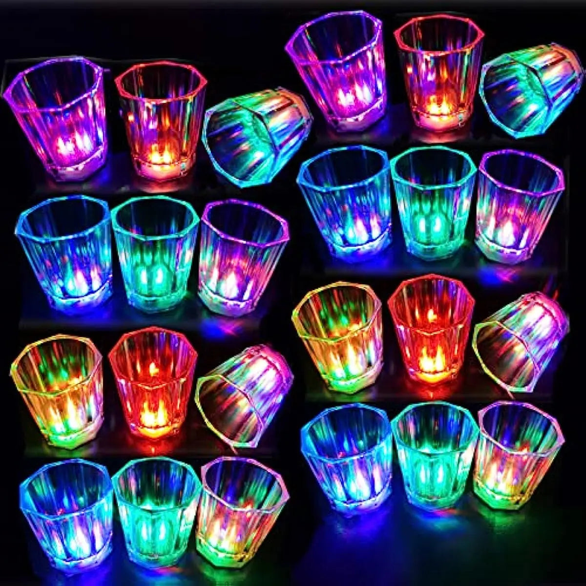 LED Party Cups | Light-Up Drinkware in 6, 12 & 24 Packs | Parties & Celebrations
