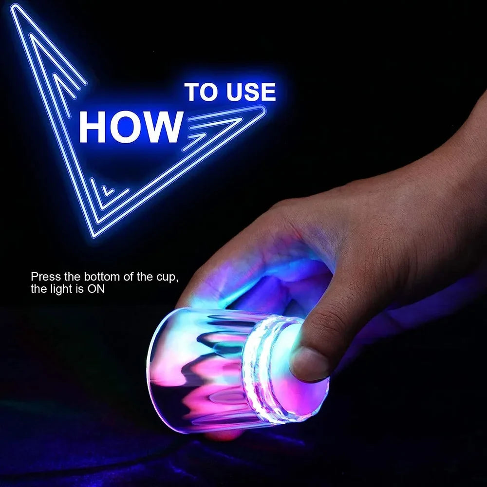 LED Shot Cups | 2 oz Light-Up Party Packs | Birthdays, Weddings & Celebrations