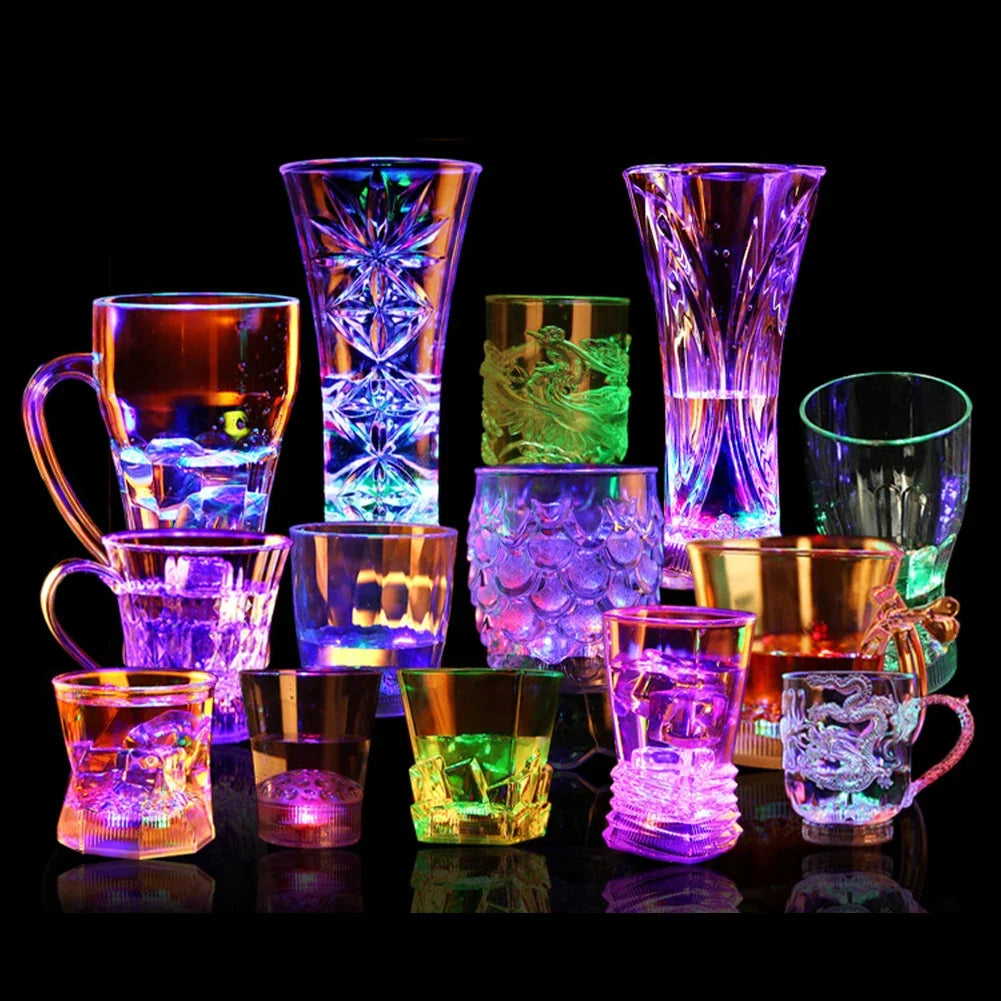 LED Flashing Party Cup | Water-Activated Light-Up Drinkware | Parties & Celebrations