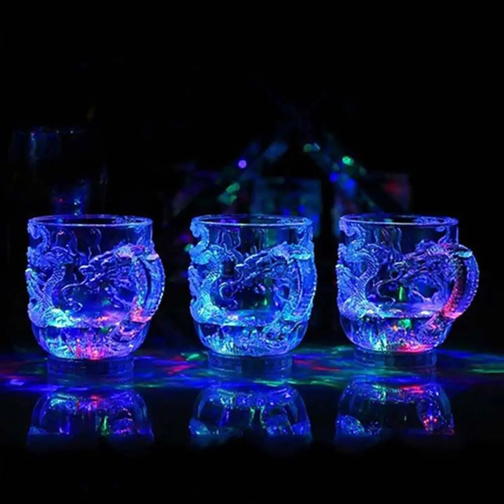 LED Dragon Mug | Water-Activated Color-Changing Lights | Parties & Celebrations