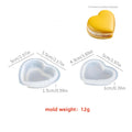 3D Macaron Shape Candle Soap Silicone Mold DIY Chocolate Dake Dessert Fondant Baking Epoxy Resin Molds Sandwich Biscuits Making