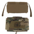 Compact MOLLE Outdoor Utility Pouch with Organizer Panel