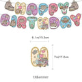 Pusheen Balloons Cartoon Cat Birthday Banner Decoration Party Supplies Backdrop Cake Topper Gift Bag Sticker Spiral Plush Doll
