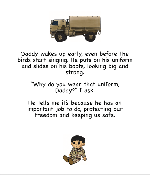 Army Children’s Book - My Daddy, My Soldier by Matthew E. Miller