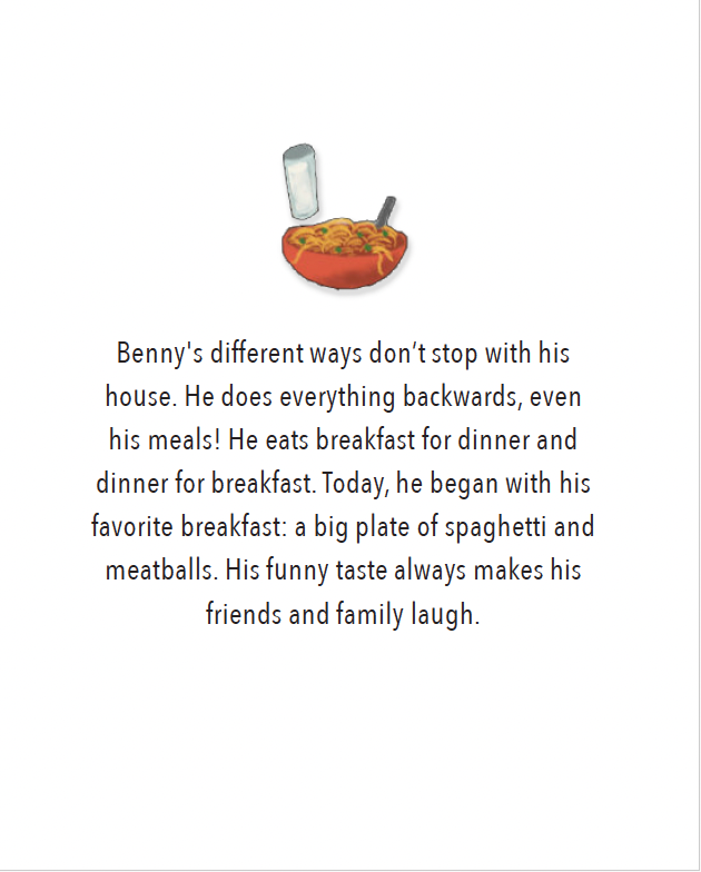 The Adventures of Benny Backwards Children’s Book