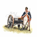 British Royal Artillery Gunner, Parade Order, 1778