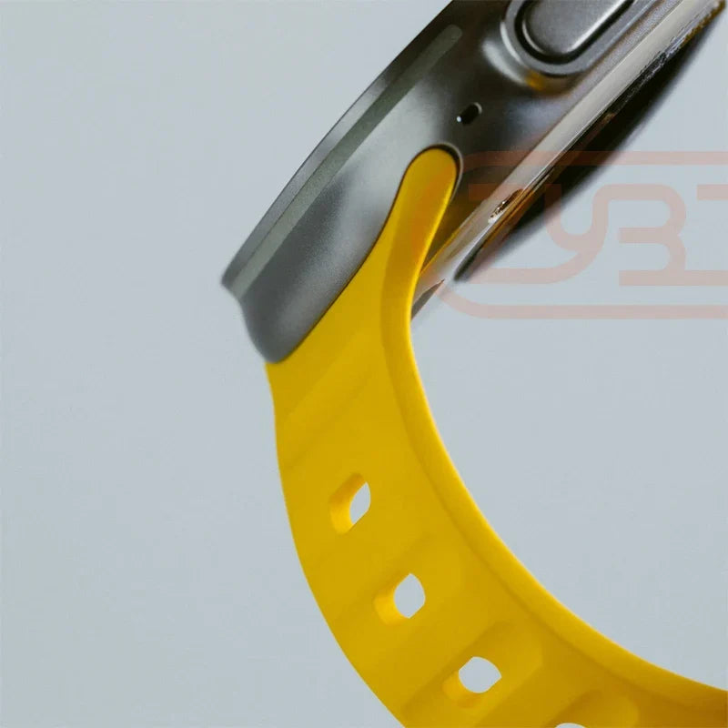 Sport Band For Apple Watch Ultra 9 8 7 6 SE 5 Soft Silicone Lightweight Bracelet Strap For iWatch 38MM 40MM 42MM 44MM 45MM 49MM