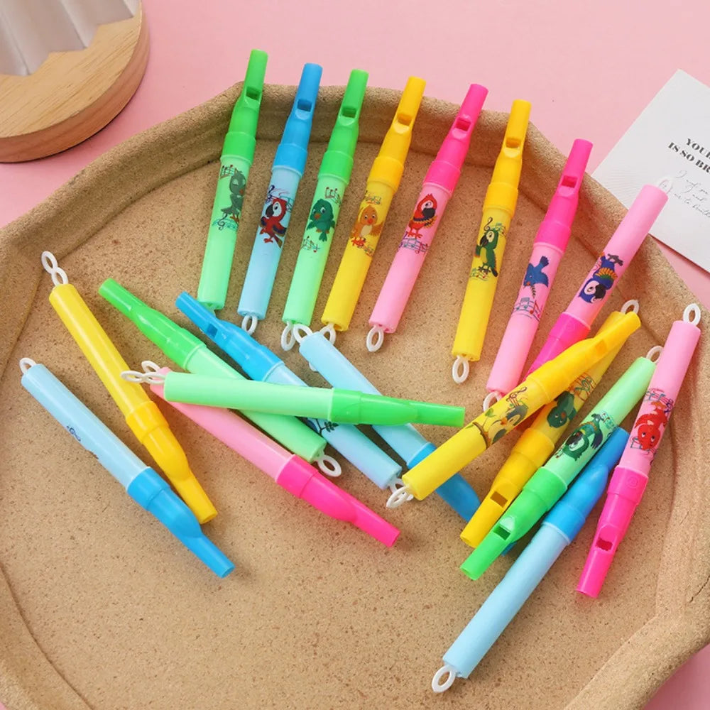 15/24/36 Pcs Cute Hand Drawn Sound Bird Whistle Toy Children's Birthday Party Gift Guest Souvenir Christmas Carnival