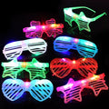 Glow In The Dark Glasses Bulk Led Light Up Glasses 2024 Wedding Decor Party Favors Glow Glasses For Kids Adults Party Supplies