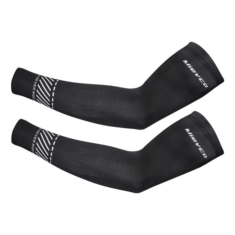 Icy Silk Sun Protection Arm Sleeves Cooling Breathable Outdoor Cycling Fishing Sports Sleeves