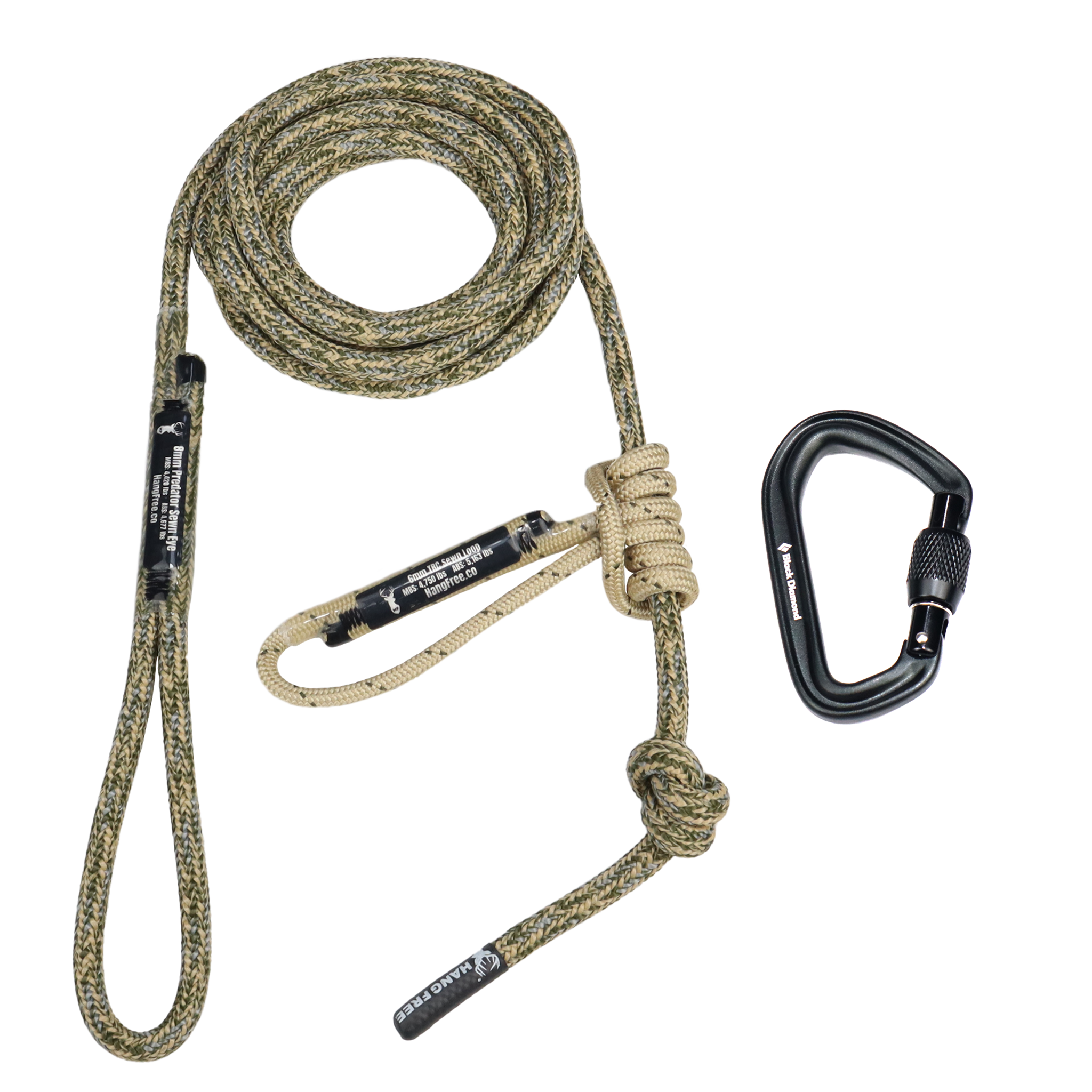 8mm Predator™ Standard Sewn Tether & Lineman's Belts