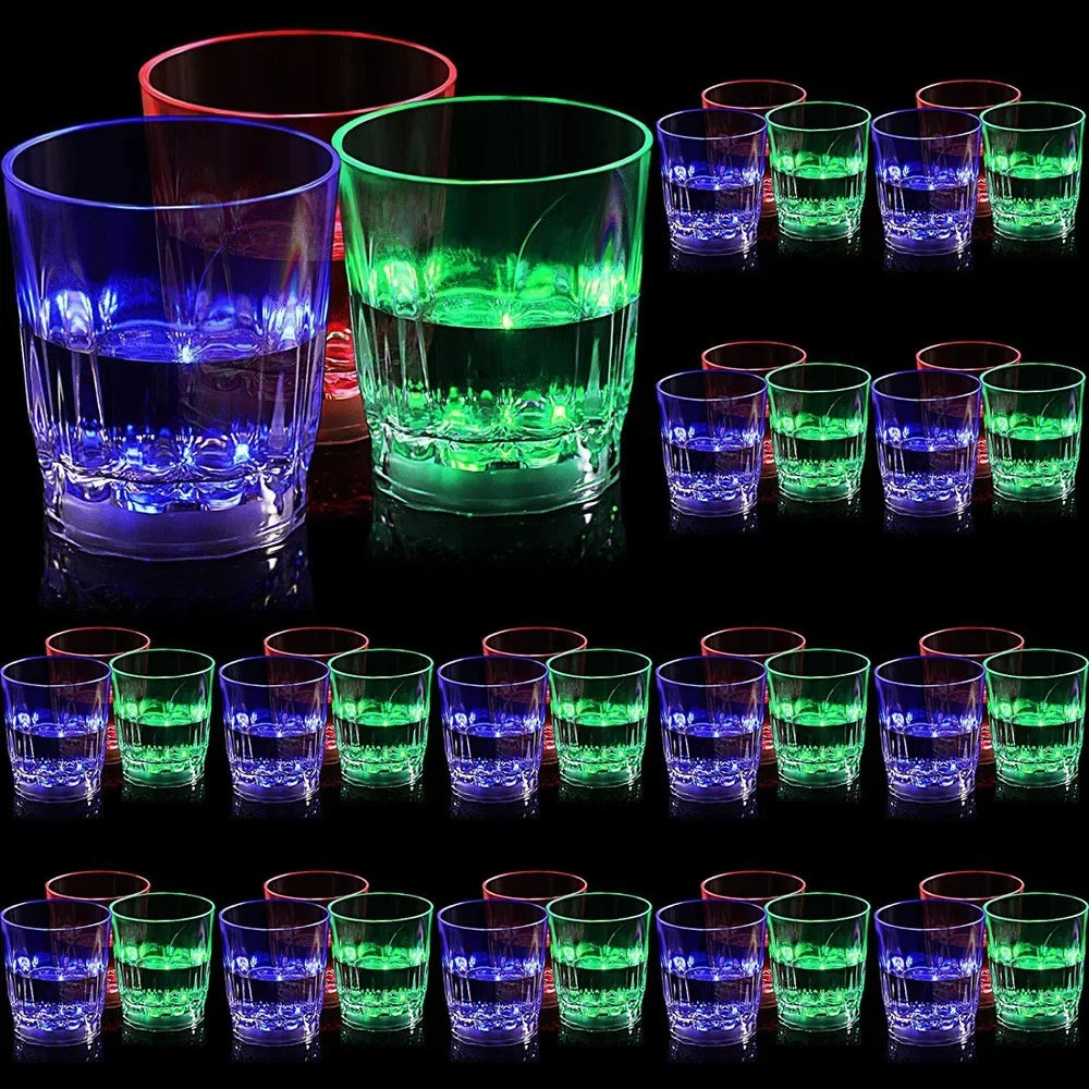 LED Shot Cups | 2 oz Light-Up Party Packs | Birthdays, Weddings & Celebrations