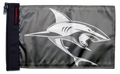 Shark 12"x18" Forever Wave Flag for Boats