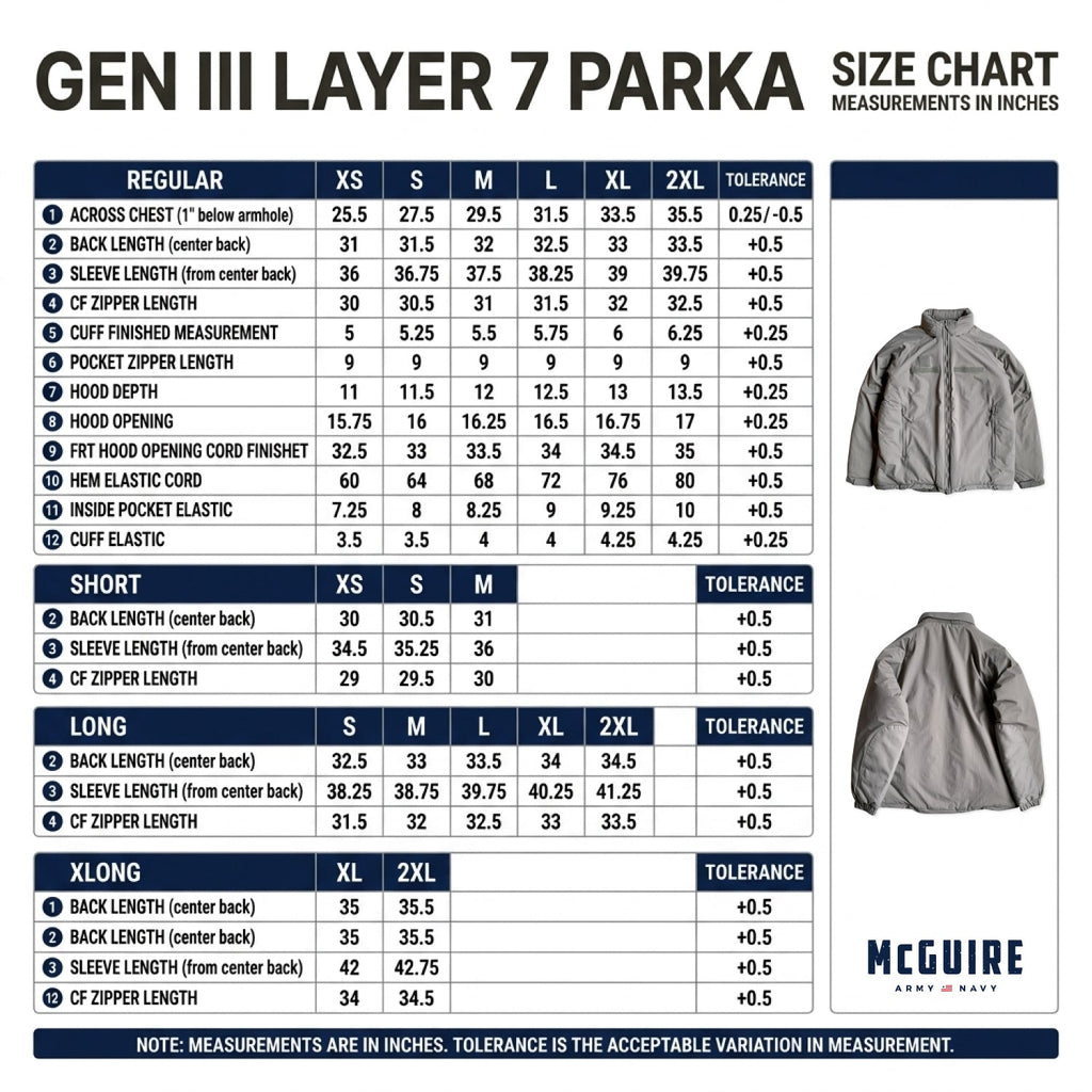 US Army Gen III ECWCS Level 7 PrimaLoft® Parka - Made USA, Used