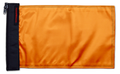 Solid Color Orange 12"x18" Forever Wave Flag for Boats