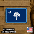 South Carolina State Flag Patch 2"x3" Hook & Loop | Made in USA | Pro-Print Full Color & Tactical Options