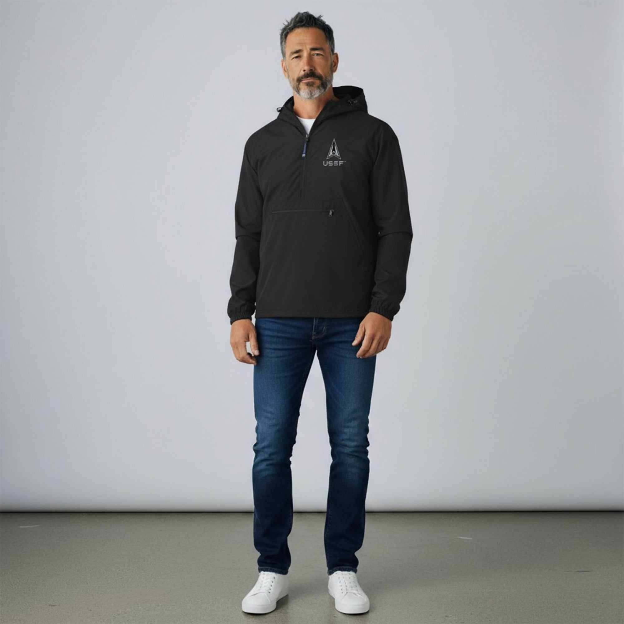 Space Force Delta Pack-N-Go Pullover
