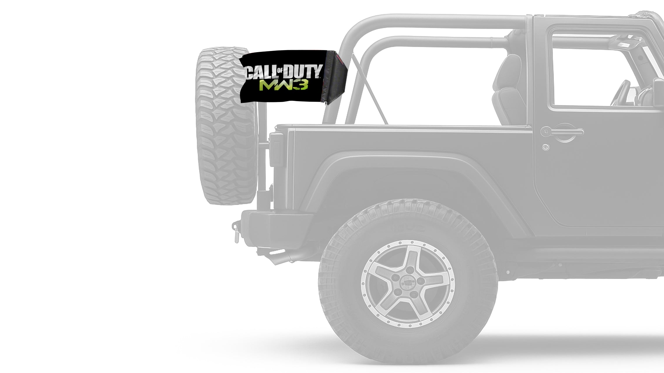 Call Of Duty 12"x18" Forever Wave Flag for Jeep Wrangler JL 2-Door 2018-Present