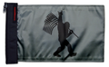 Bigfoot USA 12"x18" Forever Wave Flag for Jeep Wrangler LJ 2003-2006