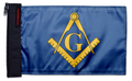 Freemasons 12"x18" Forever Wave Flag for Boats