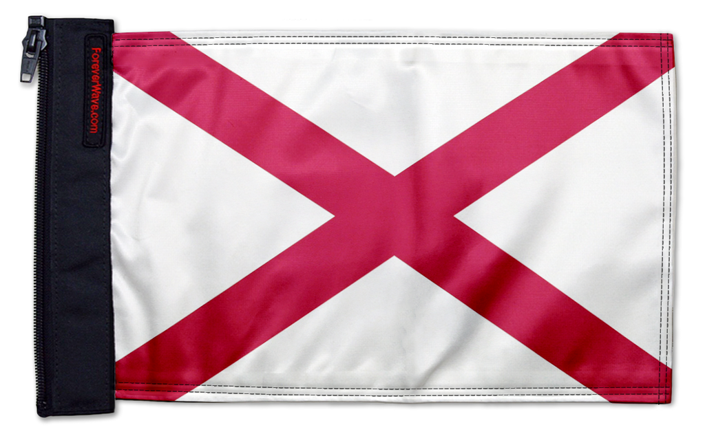 State Flag Alabama 12"x18" Forever Wave Flag