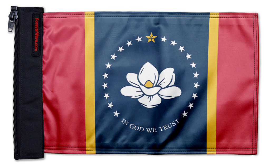 State Flag Mississippi Old Style 12"x18" Forever Wave Flag