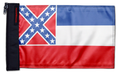 State Flag Mississippi 12"x18" Forever Wave Flag for Jeep Wrangler JLU 4-Door 2018-Present
