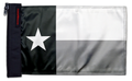 State Flag Texas Subdued 12"x18" Forever Wave Flag for Golf Carts