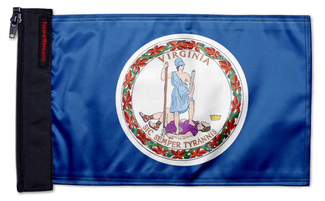 State Flag Virginia 12"x18" Forever Wave Flag