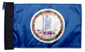 State Flag Virginia 12"x18" Forever Wave Flag for Golf Carts